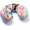 imageJay Franco Bluey Kids Travel Neck Pillow  Soft Polyester Support for Car Airplane ampamp Road Trips  Cute Bluey and Bingo Design  Comfortable Child Neck Support for Ages 310Multi  Bluey