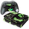 imageJay Franco Bluey Throw Blanket with Gift Box  Throw Measures 46 x 60 Inches  Super Soft Special Edition Fleece BeddingBlack  Xbox