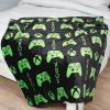 imageJay Franco Bluey Throw Blanket with Gift Box  Throw Measures 46 x 60 Inches  Super Soft Special Edition Fleece BeddingBlack  Xbox
