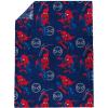 imageJay Franco Bluey Throw Blanket with Gift Box  Throw Measures 46 x 60 Inches  Super Soft Special Edition Fleece BeddingBlue  Spiderman