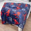 imageJay Franco Bluey Throw Blanket with Gift Box  Throw Measures 46 x 60 Inches  Super Soft Special Edition Fleece BeddingBlue  Spiderman