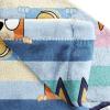 imageJay Franco Bluey and Bingo Plush Throw Blanket  Measures 46 x 60 Inches  Kids Super Soft Striped Fleece Bedding