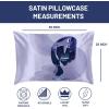 imageJay Franco Disney Pixar Inside Out Anxiety Satin Pillowcase  Standard Size 20x30 Inch Silky Soft Dark Purple Premium Pillow CoverBlue  Ennui