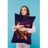 imageJay Franco Disney Pixar Inside Out Anxiety Satin Pillowcase  Standard Size 20x30 Inch Silky Soft Dark Purple Premium Pillow CoverDark Purple  Anxiety