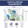 imageJay Franco Disney Pixar Inside Out Anxiety Satin Pillowcase  Standard Size 20x30 Inch Silky Soft Dark Purple Premium Pillow CoverWhite  Joy