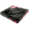 imageJay Franco Marvel Deadpool Hearts Plush Throw Blanket  Measures 50 x 70 inches  Super Soft Lightweight Fleece Bedding Red and Black