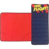 imageJay Franco Marvel Super Hero Adventures Avengers Nap Mat  Builtin Pillow and Blanket Featuring Captain America  Super Soft Microfiber KidsToddlerChildrens Bedding Age 35Red  Black Panther