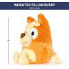 imageWeighted Bluey Bingo Fuzzy Plush Pillow Buddy  25 lbs Super Soft Stuffed Pillow 17 Inches