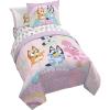 imageJay Franco Bluey Twin Size Comforter Set  5 Piece Bedding Includes Sheet Set ampamp Pillow Covers  Super Soft Cozy Pink Bedding