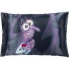 imageJay Franco Disney Pixar Inside Out Anxiety Satin Pillowcase  Standard Size 20x30 Inch Silky Soft Dark Purple Premium Pillow CoverDark Grey  Fear