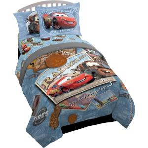 imageJay Franco Blippi ampamp Meekah Trucks Full Comforter Set  7 Piece Blue Bedding Sheet Set ampamp Pillow Covers  Super Soft Microfiber Bed SetCars