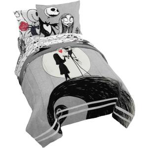 imageJay Franco Blippi ampamp Meekah Trucks Full Comforter Set  7 Piece Blue Bedding Sheet Set ampamp Pillow Covers  Super Soft Microfiber Bed SetGray  Nightmare Before Christmas