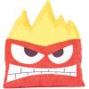 imageDisney Pixar Inside Out Anger Nogginz Set  40 x 50 Inch Lightweight Travel Throw Blanket ampamp Pillow  Kids Super Soft 2 Piece Bedding Set