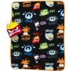 imageDisney Pixar Inside Out Anger Nogginz Set  40 x 50 Inch Lightweight Travel Throw Blanket ampamp Pillow  Kids Super Soft 2 Piece Bedding Set