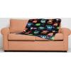 imageDisney Pixar Inside Out Plush Throw Blanket  Measures 40 x 50 Inches  Black Super Soft Lightweight Fleece Bedding