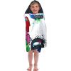 imageJay Franco Among Us Crewmates BathPoolBeach Hooded Towel  Super Soft ampamp Absorbent Cotton Towel Measures 22 x 56 Inches Official Among Us Product
