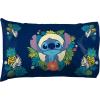 imageJay Franco Lilo and Stitch Paradise Dream Queen Bed Set and Hawaii Garden Pillowcase Bundle