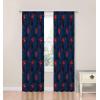 imageJay Franco Marvel Avengers Team 63quot inch Drapes 4 Piece Set  Beautiful Room Dcor ampamp Easy Set up  Window Curtains Include 2 Panels ampamp 2 Tiebacks Official Marvel ProductBlue  Spiderman