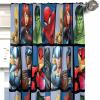 imageJay Franco Marvel Avengers Team 63quot inch Drapes 4 Piece Set  Beautiful Room Dcor ampamp Easy Set up  Window Curtains Include 2 Panels ampamp 2 Tiebacks Official Marvel ProductMulti  Avengers