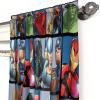 imageJay Franco Marvel Avengers Team 63quot inch Drapes 4 Piece Set  Beautiful Room Dcor ampamp Easy Set up  Window Curtains Include 2 Panels ampamp 2 Tiebacks Official Marvel ProductMulti  Avengers
