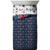 imageJay Franco Marvel Spiderman Crawl Full Bed Set and Spidey Daze Drapes Bundle