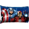 imageMarvel Avengers Heroic Age BlueWhite 3 Piece Twin Sheet Set with Captain America Thor Ironman ampamp Hulk