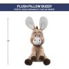 imageShrek Donkey Plush Pillow Buddy  Super Soft Character Pillow  Polyester Microfiber 23 Inches