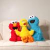 imageWeighted Sesame Street Elmo Fuzzy Plush Pillow Buddy  25 lbs Super Soft Stuffed Pillow  19 inches