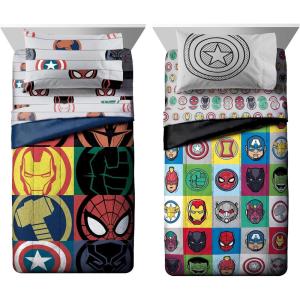 imageJay Franco Avengers Emblems and Pop 14 Piece Full Bed Set Bundle