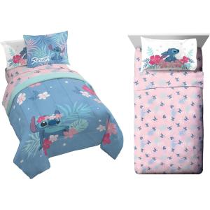 imageJay Franco Lilo and Stitch Paradise Dream 7 Piece Twin Bed Set and Sheet Set Bundle