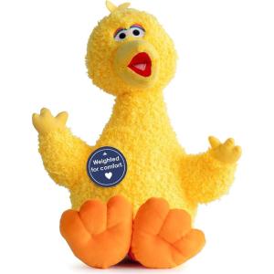 imageJay Franco Weighted Sesame Street Big Bird Fuzzy Plush Pillow Buddy  25 lbs Super Soft Stuffed Pillow  22 inches