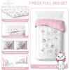 imageDisney Aristocats Marie Full Size Satin Comforter Set  7 Piece Bedding Includes Sheet Set ampamp Pillow Covers  Super Soft Silky Cozy Bedding
