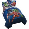 imageJay Franco Avengers Team and Blue Circle 8 Piece Twin Bed Set Bundle