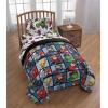 imageJay Franco Avengers Team and Blue Circle 8 Piece Twin Bed Set Bundle