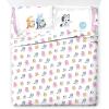 imageJay Franco Bluey Queen Size Comforter Set  7 Piece Bedding Includes Sheet Set ampamp Pillow Covers  Super Soft Cozy Pink Bedding
