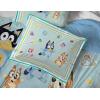 imageJay Franco Bluey Twin Size Comforter Set  5 Piece Bedding Includes Sheet Set ampamp Pillow Covers  Super Soft Cozy Light Blue Bedding