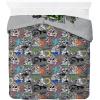 imageJay Franco Duvet Cover Set  3 Piece Comforter Cover and Sham Set Super Soft Cozy Kids Bedding Insert Not Included Grey  Teenage Mutant Ninja Turtles TwinGrey  Teenage Mutant Ninja Turtles