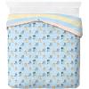 imageJay Franco Duvet Cover Set  3 Piece Comforter Cover and Sham Set Super Soft Cozy Kids Bedding Insert Not Included Grey  Teenage Mutant Ninja Turtles TwinMulti  Bluey