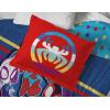 imageJay Franco Duvet Cover Set  3 Piece Comforter Cover and Sham Set Super Soft Cozy Kids Bedding Insert Not Included Grey  Teenage Mutant Ninja Turtles TwinBlue  Spidey  Friends