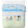 imageJay Franco Duvet Cover Set  3 Piece Comforter Cover and Sham Set Super Soft Cozy Kids Bedding Insert Not Included Grey  Teenage Mutant Ninja Turtles TwinMulti  Bluey