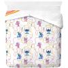 imageJay Franco Duvet Cover Set  3 Piece Comforter Cover and Sham Set Super Soft Cozy Kids Bedding Insert Not Included Grey  Teenage Mutant Ninja Turtles TwinWhite  Lilo and Stitch