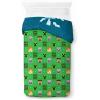 imageJay Franco Duvet Cover Set  3 Piece Comforter Cover and Sham Set Super Soft Cozy Kids Bedding Insert Not Included Grey  Teenage Mutant Ninja Turtles TwinBlue  Minecraft