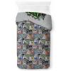 imageJay Franco Duvet Cover Set  3 Piece Comforter Cover and Sham Set Super Soft Cozy Kids Bedding Insert Not Included Grey  Teenage Mutant Ninja Turtles TwinGrey  Teenage Mutant Ninja Turtles