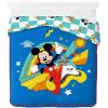 imageJay Franco Duvet Cover Set  3 Piece Comforter Cover and Sham Set Super Soft Cozy Kids Bedding Insert Not Included Grey  Teenage Mutant Ninja Turtles TwinBlue  Mickey Mouse