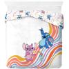 imageJay Franco Duvet Cover Set  3 Piece Comforter Cover and Sham Set Super Soft Cozy Kids Bedding Insert Not Included Grey  Teenage Mutant Ninja Turtles TwinWhite  Lilo and Stitch