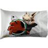 imageJay Franco My Hero Academia Queen Size Sheet Set  Super Soft 4 Piece Bedding Set  Anime Microfiber Sheets Includes Reversible Pillow Covers