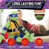 imageJay Franco Nickelodeon Teenage Mutant Ninja Turtles Raphael Plush Pillow Buddy  Super Soft Stuffed Character Pillow  Polyester Microfiber 26 InchesBlue  Leonardo