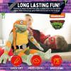 imageJay Franco Nickelodeon Teenage Mutant Ninja Turtles Raphael Plush Pillow Buddy  Super Soft Stuffed Character Pillow  Polyester Microfiber 26 InchesOrange  Michaelangelo
