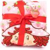 imageStrawberry Shortcake Pink Strawberries Galore Nogginz Set  40 x 50 Inch Blanket ampamp Pillow Kids Super Soft 2 Piece Set