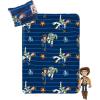 imageJay Franco Disney Minnie Mouse Travel Set  3 Piece Kids Travel Set Includes Blanket Pillow ampamp PlushBlue  Toy Story